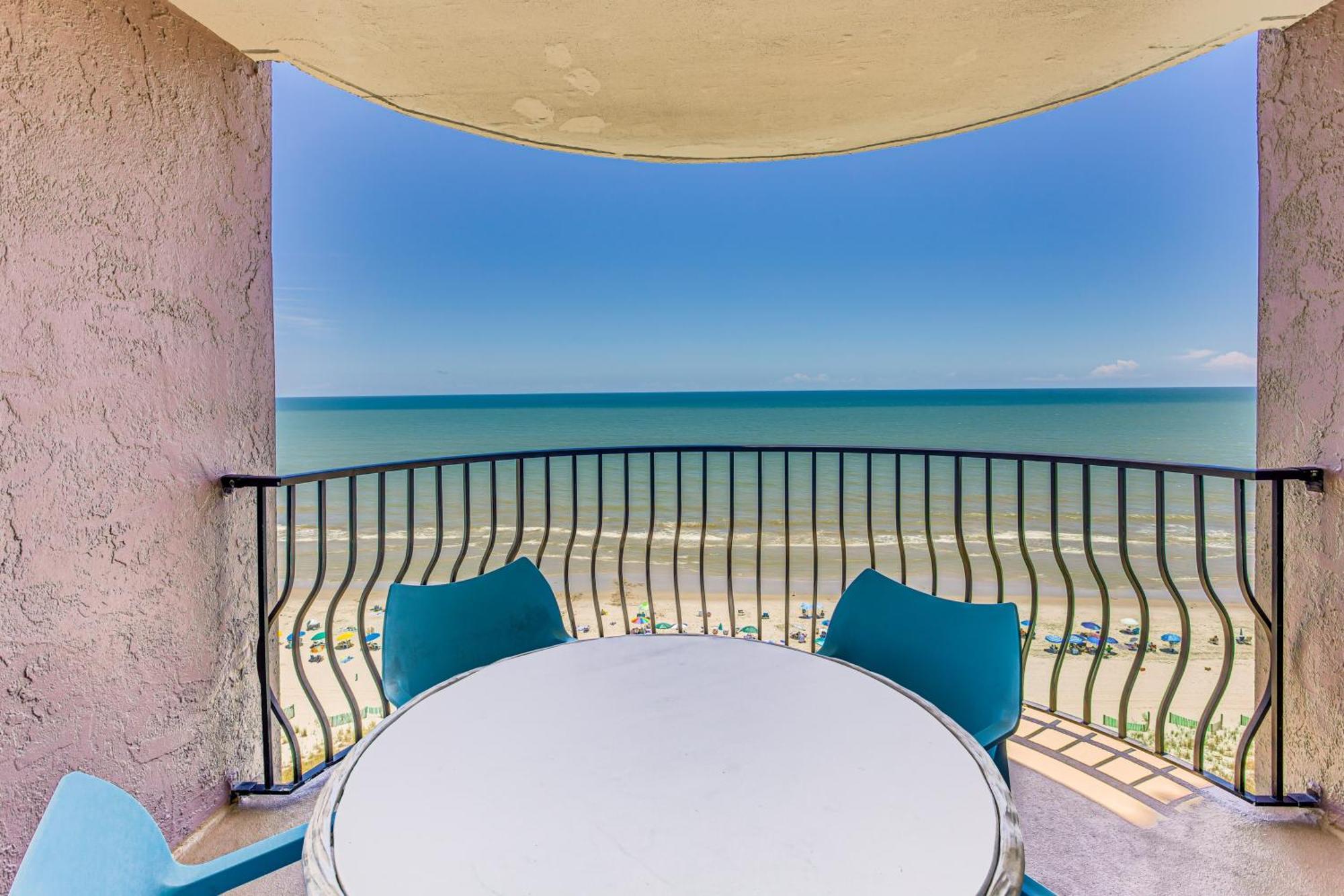 Myrtle Beach Oceanfront Condo With Covered Balcony! Eksteriør billede