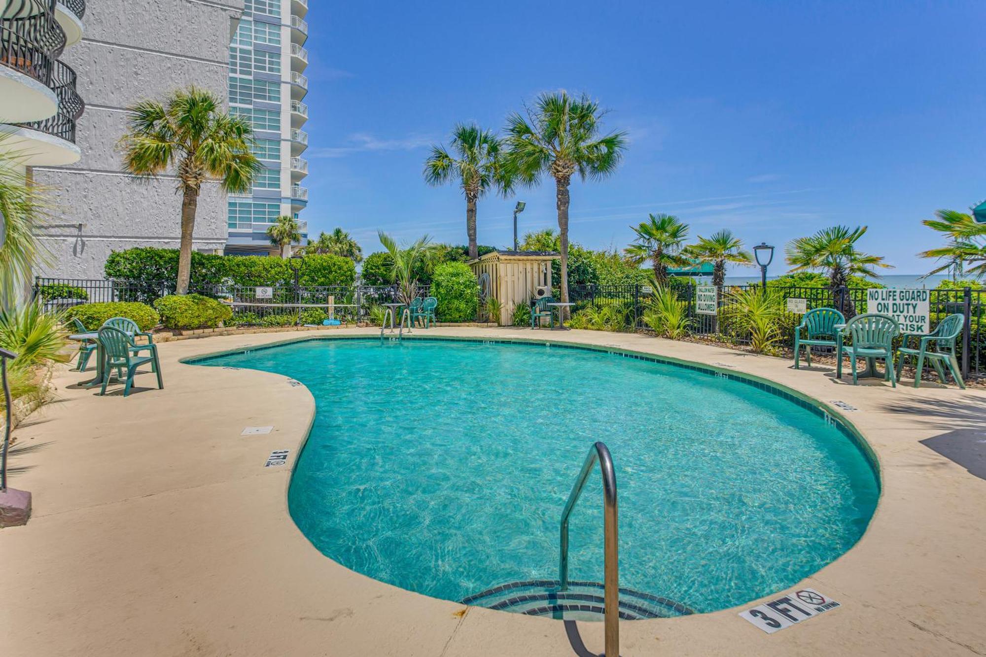 Myrtle Beach Oceanfront Condo With Covered Balcony! Eksteriør billede