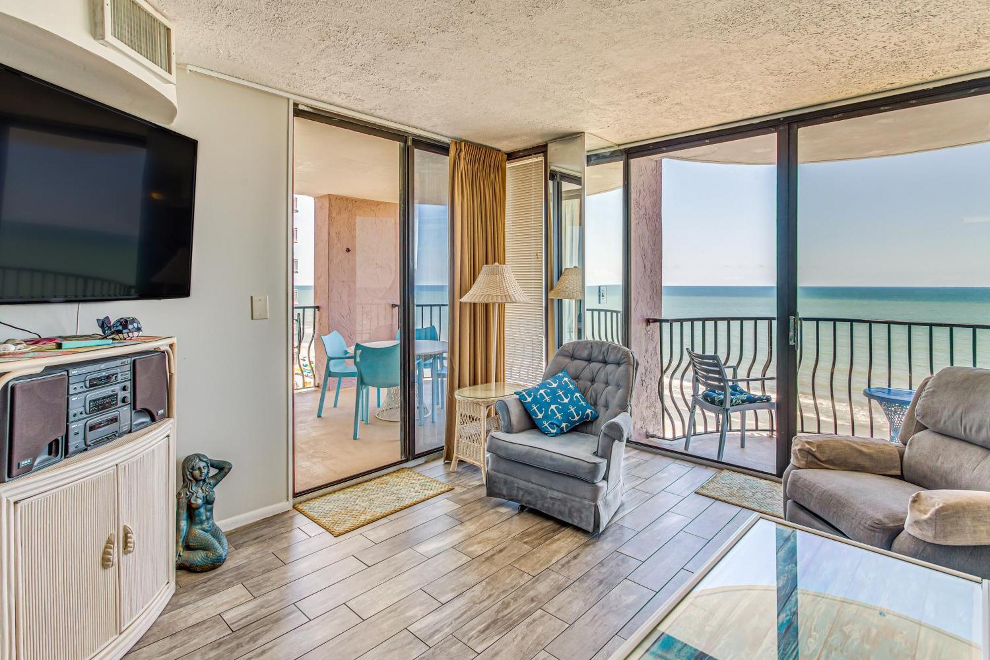 Myrtle Beach Oceanfront Condo With Covered Balcony! Eksteriør billede