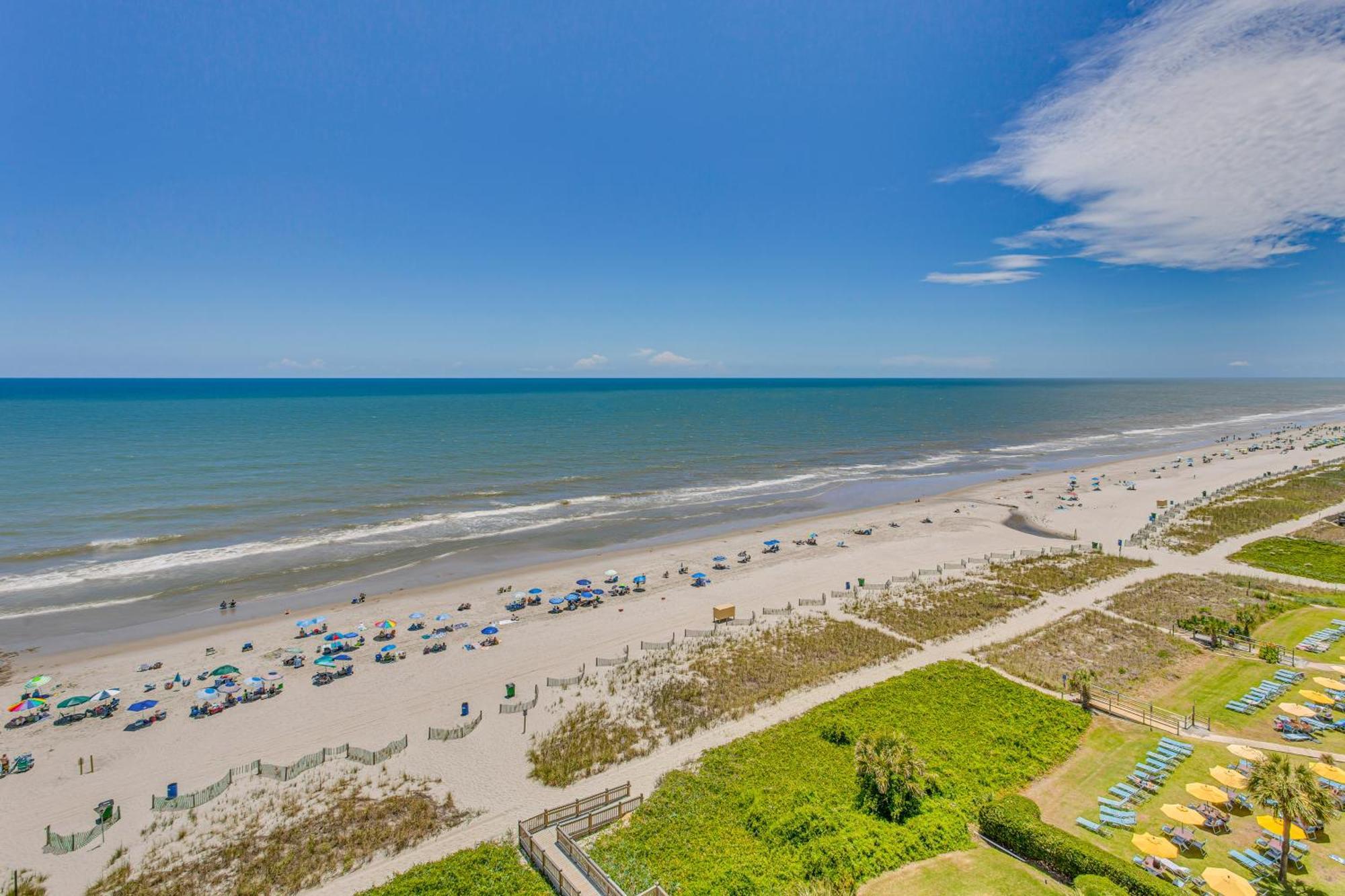 Myrtle Beach Oceanfront Condo With Covered Balcony! Eksteriør billede