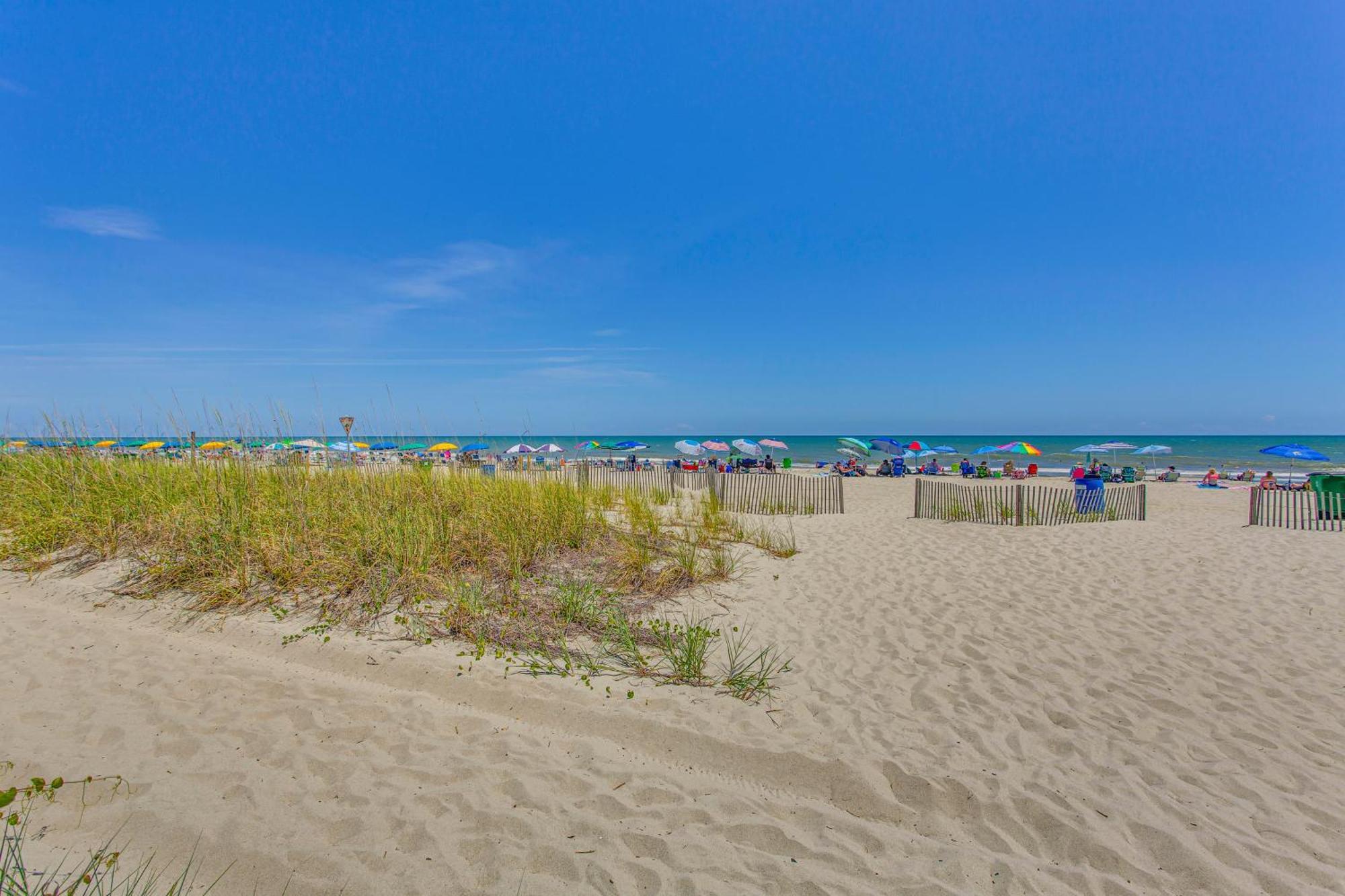 Myrtle Beach Oceanfront Condo With Covered Balcony! Eksteriør billede