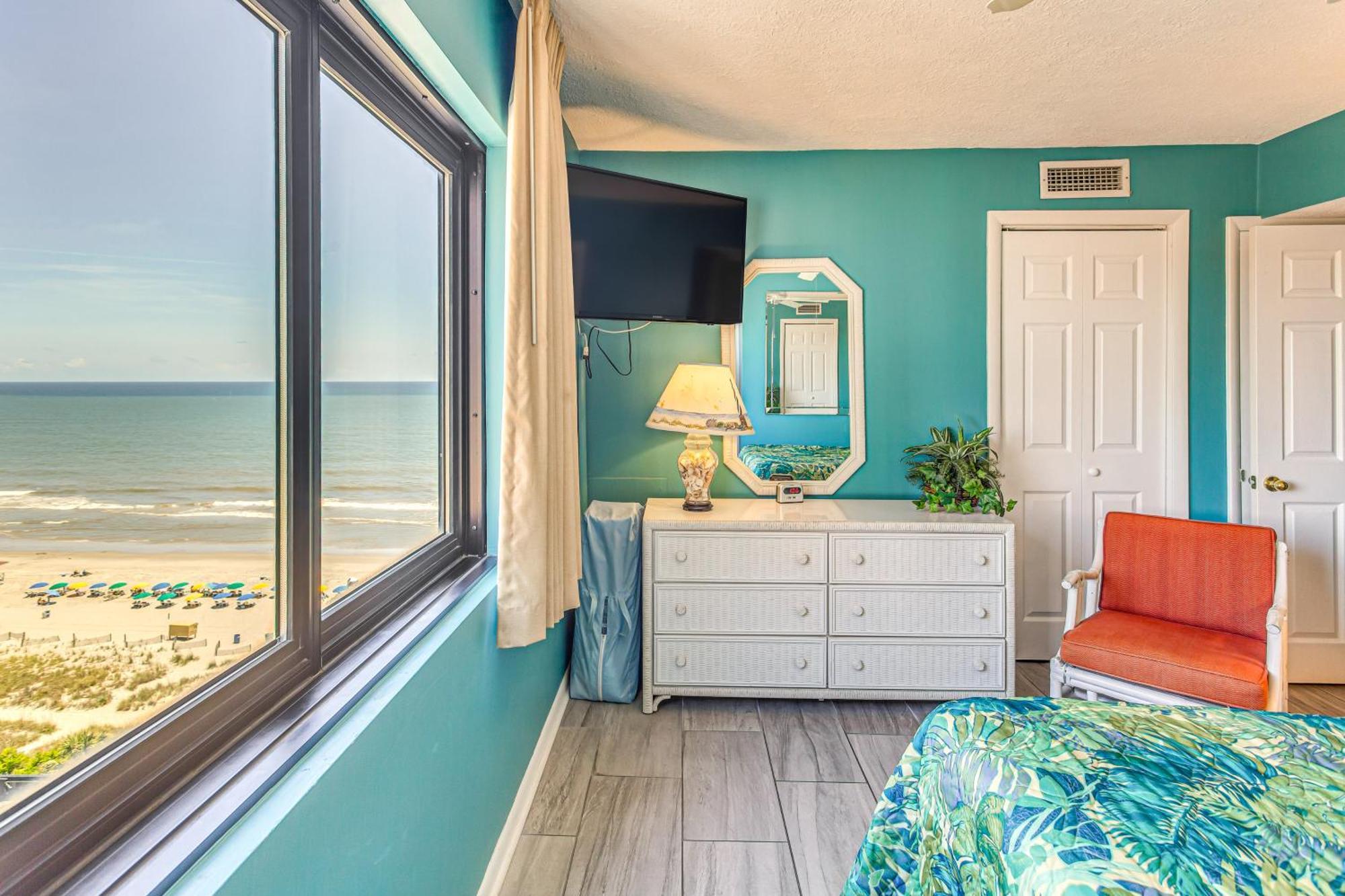 Myrtle Beach Oceanfront Condo With Covered Balcony! Eksteriør billede