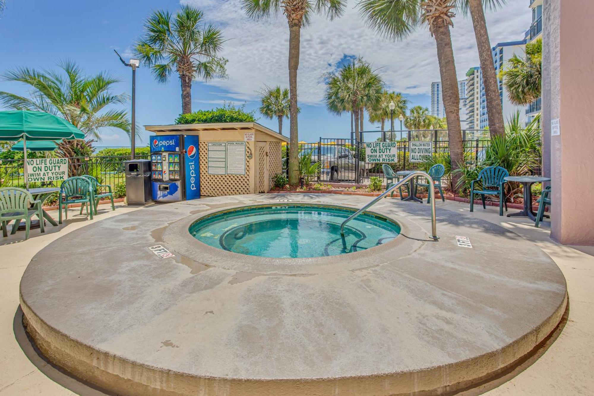 Myrtle Beach Oceanfront Condo With Covered Balcony! Eksteriør billede
