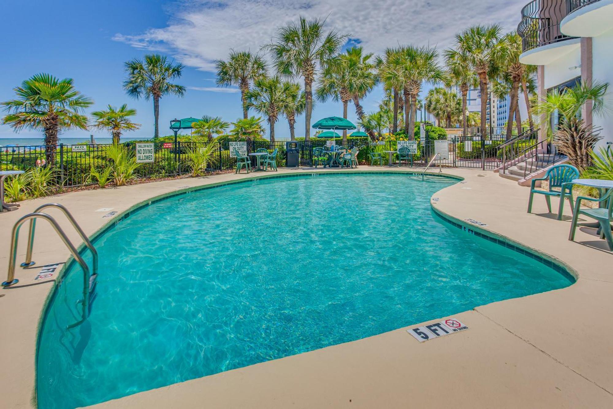 Myrtle Beach Oceanfront Condo With Covered Balcony! Eksteriør billede